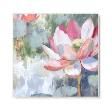 Quadro Stampa su Tela Fior di Loto Rosa - CupidoDesign