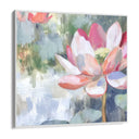 Quadro Stampa su Tela Fior di Loto Rosa - CupidoDesign