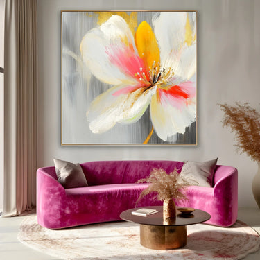 Quadro Stampa su Tela Fior di Neve - CupidoDesign