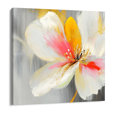 Quadro Stampa su Tela Fior di Neve - CupidoDesign