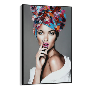 Quadro Stampa su Tela Fiore Astratto - CupidoDesign