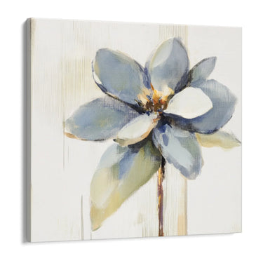 Quadro Stampa su Tela Fiore Grigio - CupidoDesign