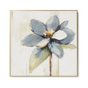 Quadro Stampa su Tela Fiore Grigio - CupidoDesign