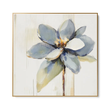 Quadro Stampa su Tela Fiore Grigio - CupidoDesign