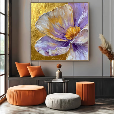 Quadro Stampa su Tela Fiore del tempo - CupidoDesign