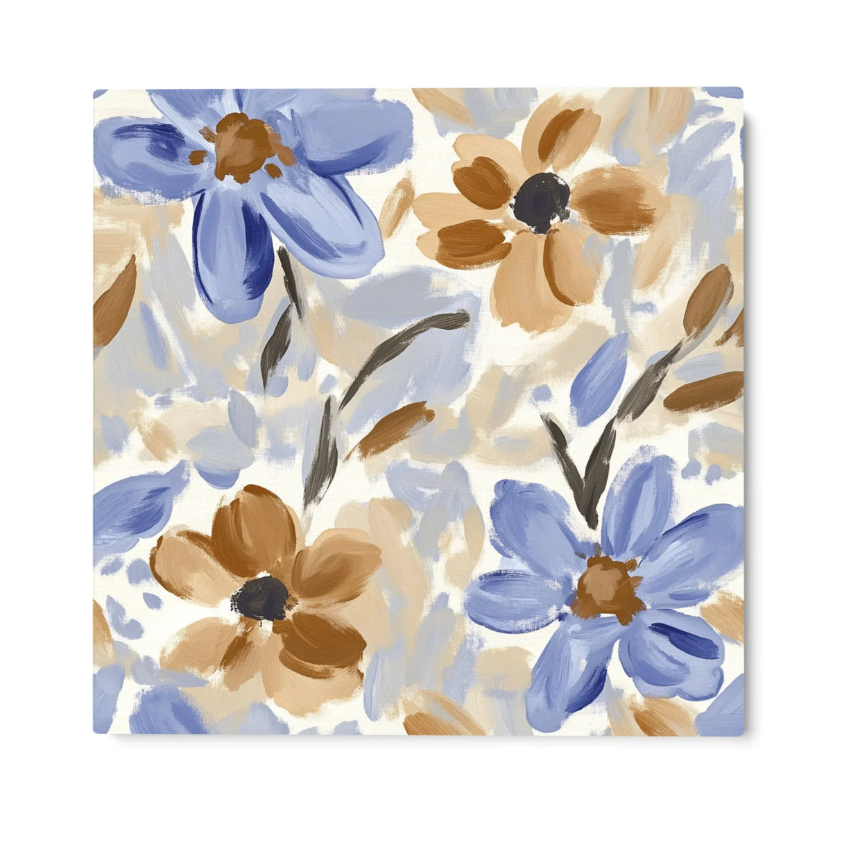 Quadro Stampa su Tela Fiori Azzurri - CupidoDesign