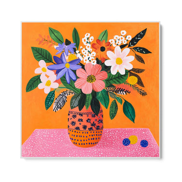 Quadro Stampa su Tela Fiori che urlano gioia - CupidoDesign