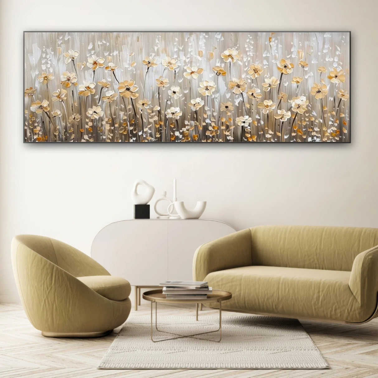 Quadro Stampa su Tela Fiori di Seta - CupidoDesign