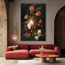 Quadro Stampa su Tela Fiori nel Vaso, Abraham Mignon - CupidoDesign