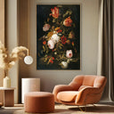 Quadro Stampa su Tela Fiori nel Vaso, Abraham Mignon - CupidoDesign