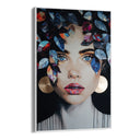 Quadro Stampa su Tela Fiori sulla Pelle - CupidoDesign