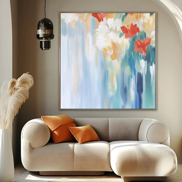 Quadro Stampa su Tela Fioritura Verticale - CupidoDesign