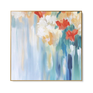 Quadro Stampa su Tela Fioritura Verticale - CupidoDesign