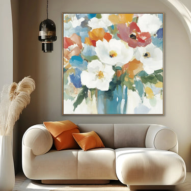 Quadro Stampa su Tela Fioritura di Campo - CupidoDesign