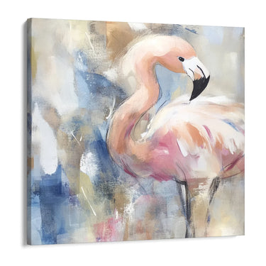 Quadro Stampa su Tela Flamingo in Rosa - CupidoDesign