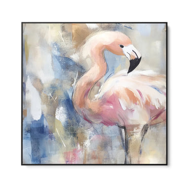 Quadro Stampa su Tela Flamingo in Rosa - CupidoDesign