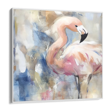 Quadro Stampa su Tela Flamingo in Rosa - CupidoDesign