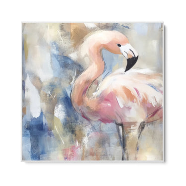 Quadro Stampa su Tela Flamingo in Rosa - CupidoDesign
