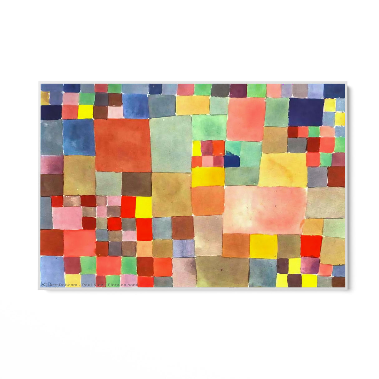Quadro Stampa su Tela Flora sulla Sabbia, Paul Klee - CupidoDesign