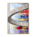 Quadro Stampa su Tela Flusso Arcobaleno - CupidoDesign