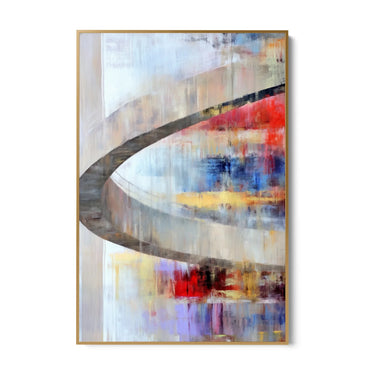 Quadro Stampa su Tela Flusso Arcobaleno - CupidoDesign