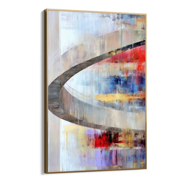 Quadro Stampa su Tela Flusso Arcobaleno - CupidoDesign