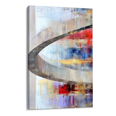Quadro Stampa su Tela Flusso Arcobaleno - CupidoDesign