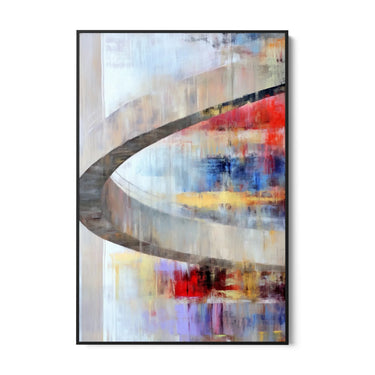 Quadro Stampa su Tela Flusso Arcobaleno - CupidoDesign