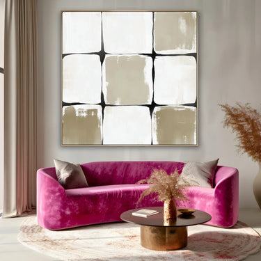 Quadro Stampa su Tela Flusso Puro - CupidoDesign