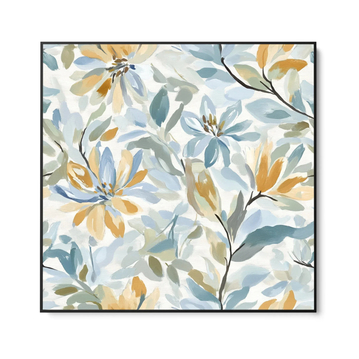 Quadro Stampa su Tela Foglie Colorate - CupidoDesign