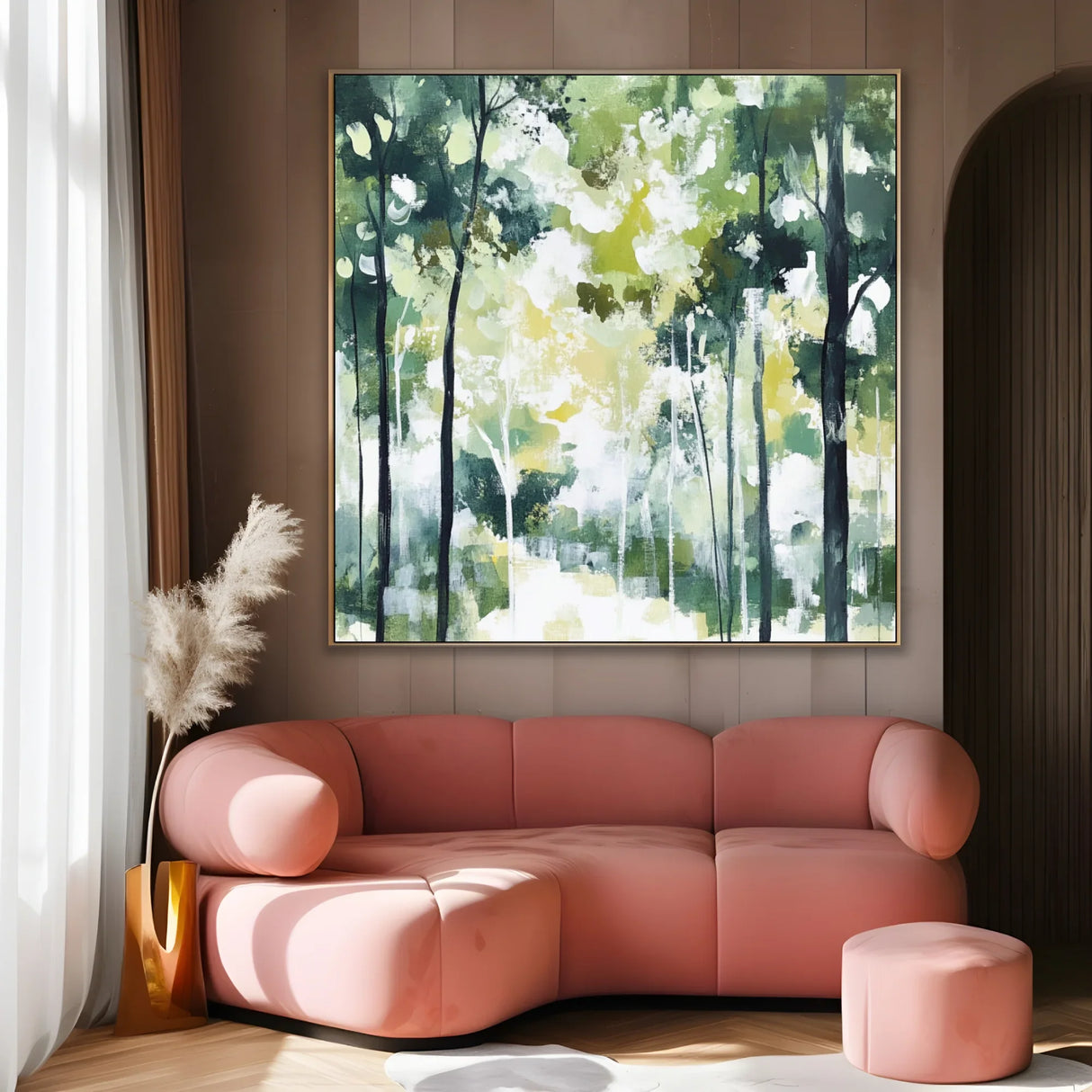 Quadro Stampa su Tela Dentro la Foresta - CupidoDesign