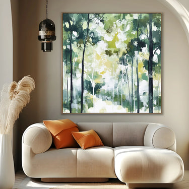 Quadro Stampa su Tela Dentro la Foresta - CupidoDesign