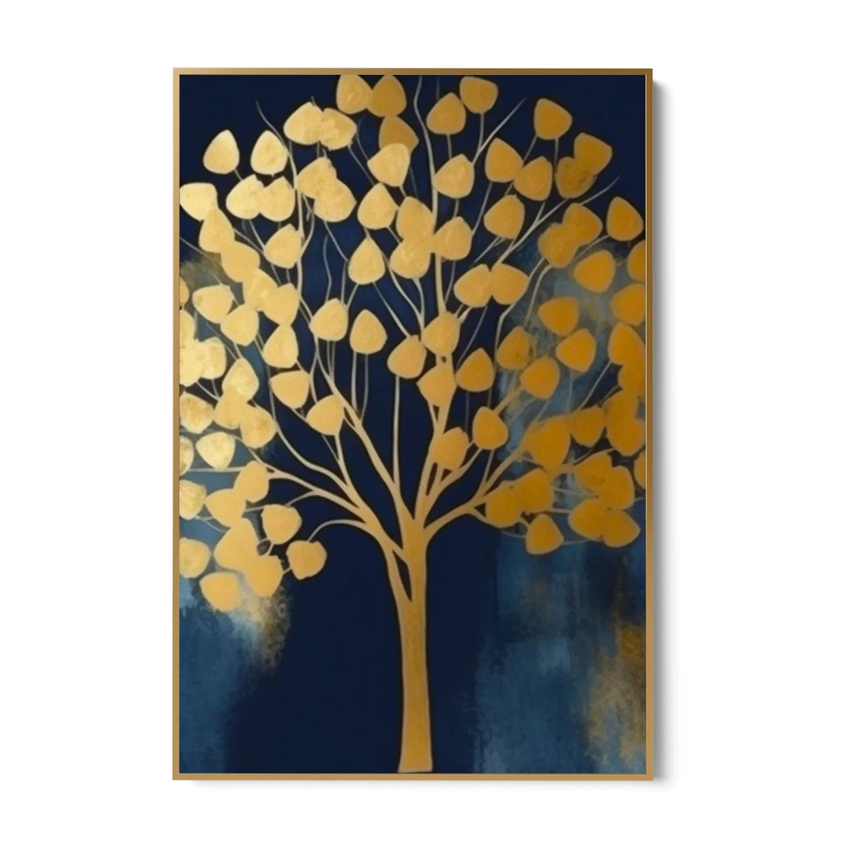 Quadro Stampa su Tela Foresta d'Oro - CupidoDesign