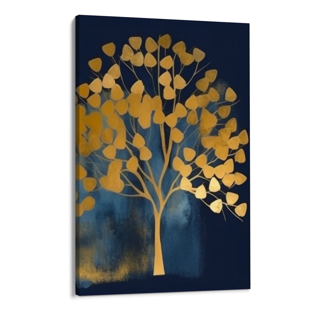 Quadro Stampa su Tela Foresta d'Oro - CupidoDesign