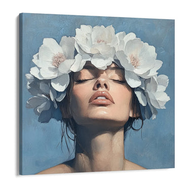 Quadro Stampa su Tela Forza Floreale - CupidoDesign