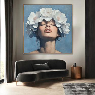 Quadro Stampa su Tela Forza Floreale - CupidoDesign