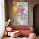 Quadro Stampa su Tela Frattura Dorata - CupidoDesign
