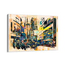 Quadro Stampa su Tela Frenesia urbana - CupidoDesign