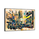 Quadro Stampa su Tela Frenesia urbana - CupidoDesign