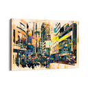 Quadro Stampa su Tela Frenesia urbana - CupidoDesign