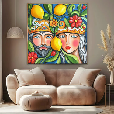Quadro Stampa su Tela Frutti del Sud - CupidoDesign