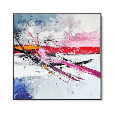 Quadro Stampa su Tela Fuga Rossa - CupidoDesign