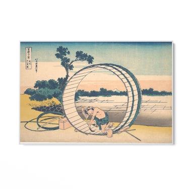 Quadro Stampa su Tela Fujimigahara nella provincia di Owari, Katsushika Hokusai - CupidoDesign