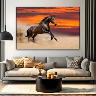 Quadro Stampa su Tela Furia al tramonto - CupidoDesign