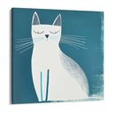 Quadro Stampa su Tela Gatto Leggero - CupidoDesign