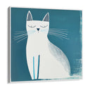 Quadro Stampa su Tela Gatto Leggero - CupidoDesign