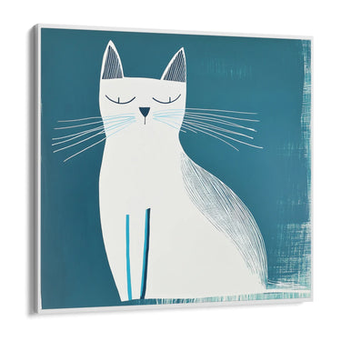 Quadro Stampa su Tela Gatto Leggero - CupidoDesign