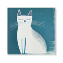 Quadro Stampa su Tela Gatto Leggero - CupidoDesign