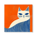 Quadro Stampa su Tela Gatto Solare - CupidoDesign