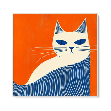 Quadro Stampa su Tela Gatto Solare - CupidoDesign